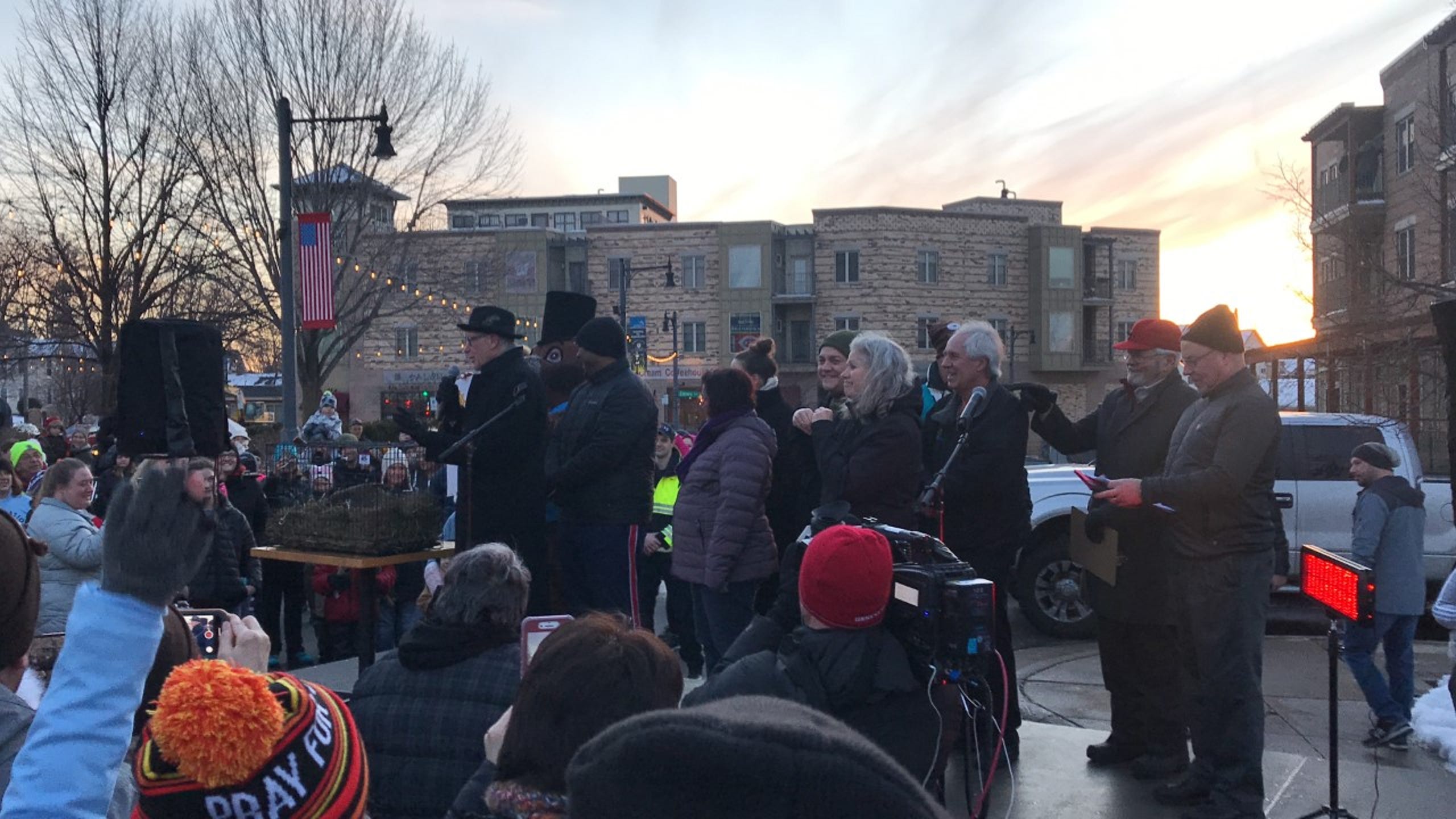 Groundhog Day 2020 Jimmy The Groundhog Sees His Shadow
