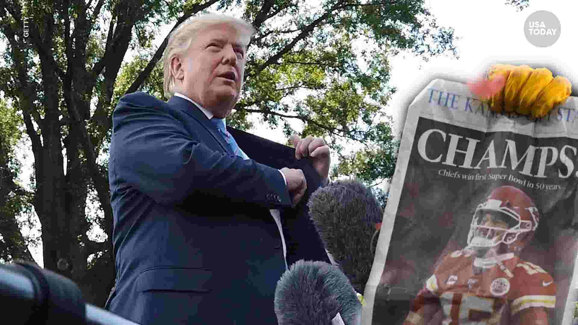Trump initially congratulates Kansas, not Missouri, for Chiefs' Super