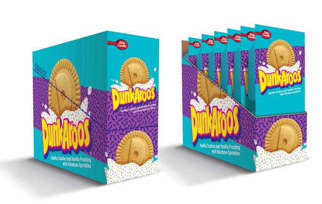 A box of Dunkaroos, available starting this summer.