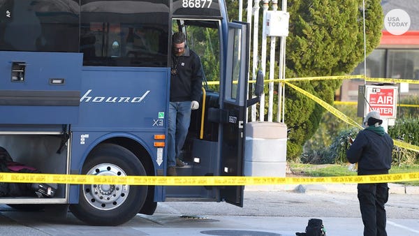 1 dead, 5 wounded by gunman on Greyhound bus in Ca