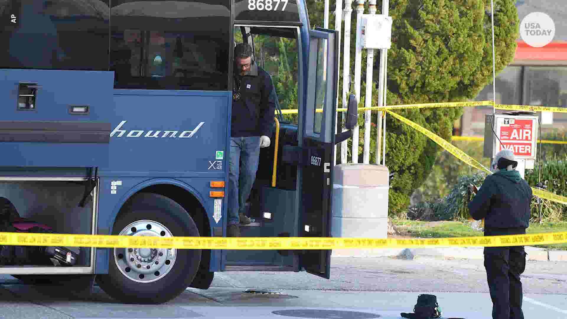 1 dead, 5 hurt in shooting on Greyhound bus