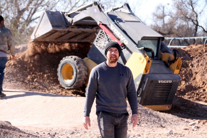 BMX Pro rider Tomas Fernandez oversaw the upgrades at the Five-Seven-Five BMX track in Deming. Fernandez is an Albuquerque native who volunteered to help reshape the track.