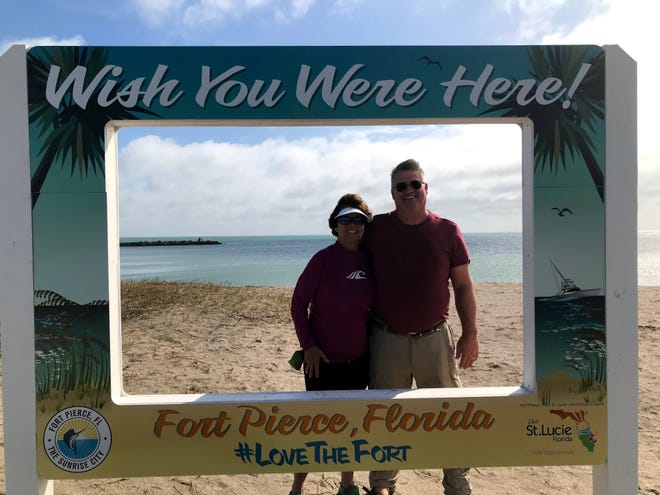 The St. Lucie County Tourism Office and the Fort Pierce partnered to construct and install a perfectly framed photo opportunity at Jetty Park on Seaway Drive.