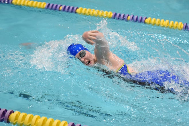 Hannah Tapp competed in the Frontier Athletic Conference (FAC) swimming championships at McClain High School on Feb. 5, 2020. Tapp and Chillicothe’s Maddie Schafer, Isabella Fischer, and Danielle Fleurima won the 200-yard medley relay with a time of 2:05.16 while Tapp, Richardson, Wissler, and Fleurima also won the 400-yard freestyle relay with a time of 4:15.60. Individually, Tapp won the 50-yard freestyle with a time of 25.83 and the 100-yard freestyle with a time of 56.13
