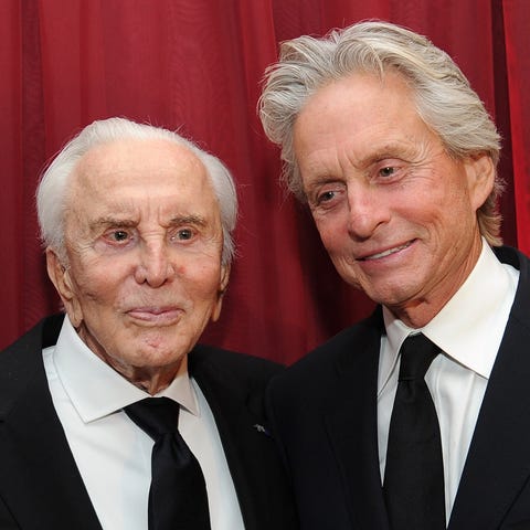 Actor Kirk Douglas, whose career spanned more than