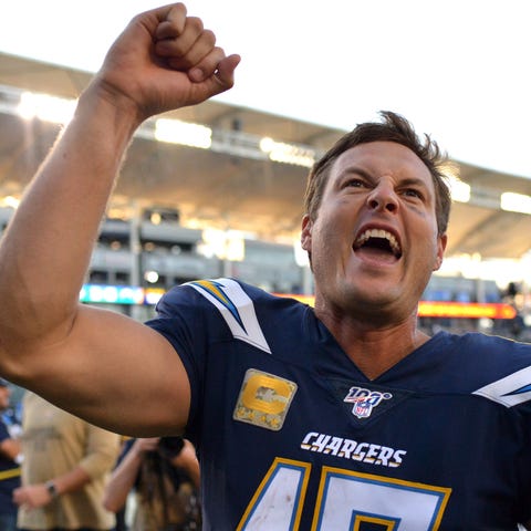 Los Angeles Chargers quarterback Philip Rivers (17