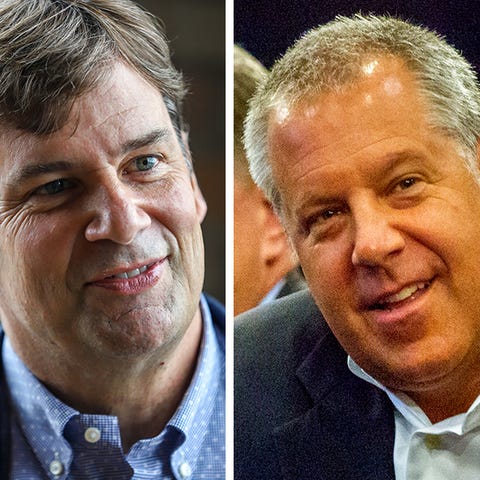 Jim Farley, left, and Joe Hinrichs