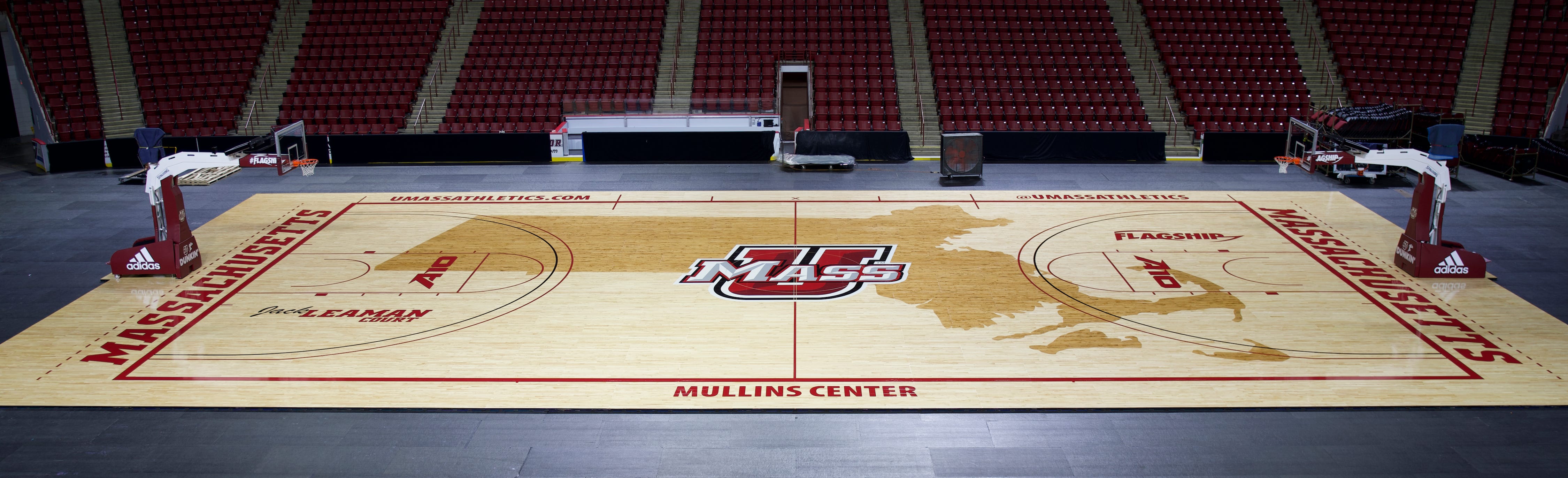 College Basketball Court Designs Taken To New Level With Local Flavor