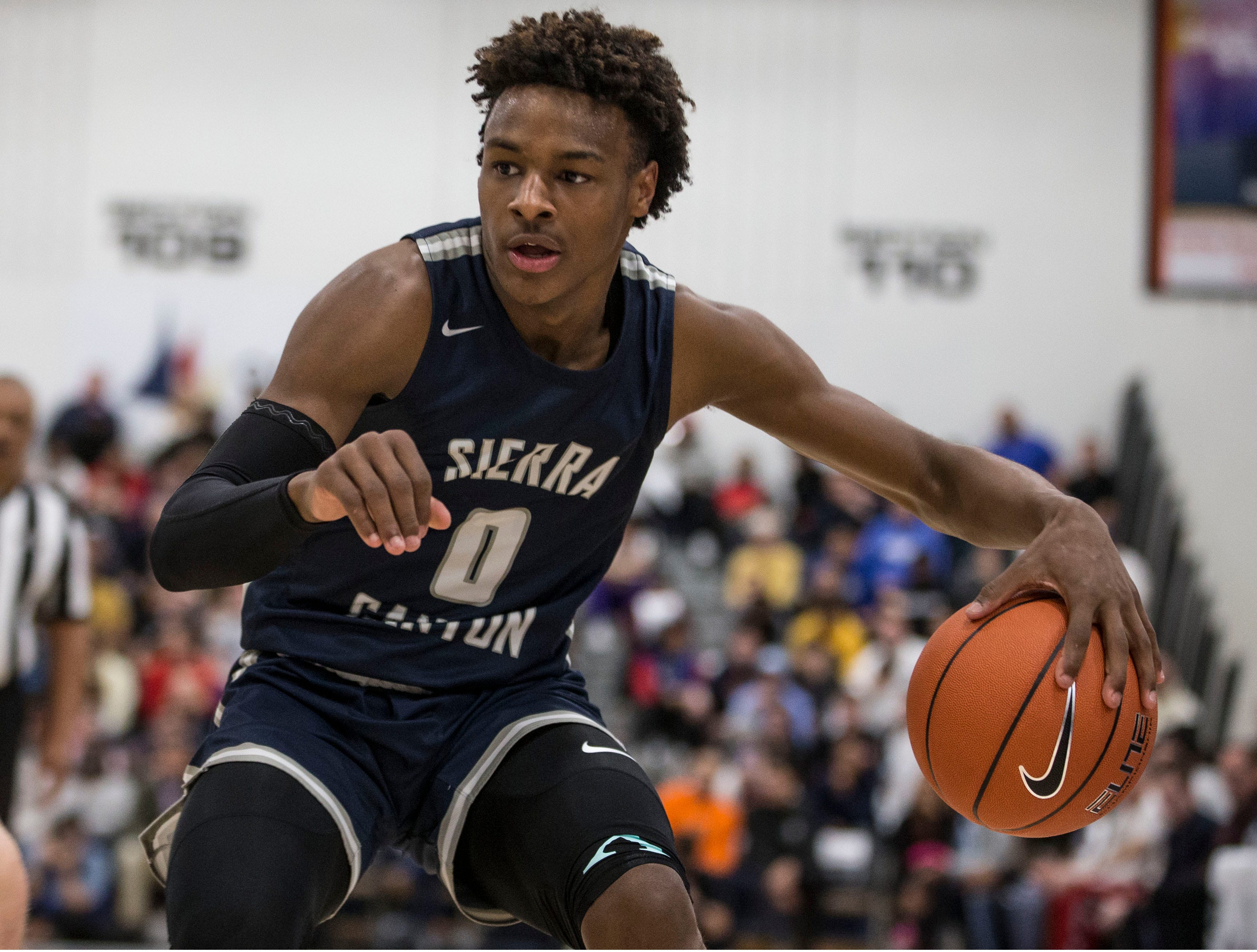 Bronny james stats sierra canyon serysee