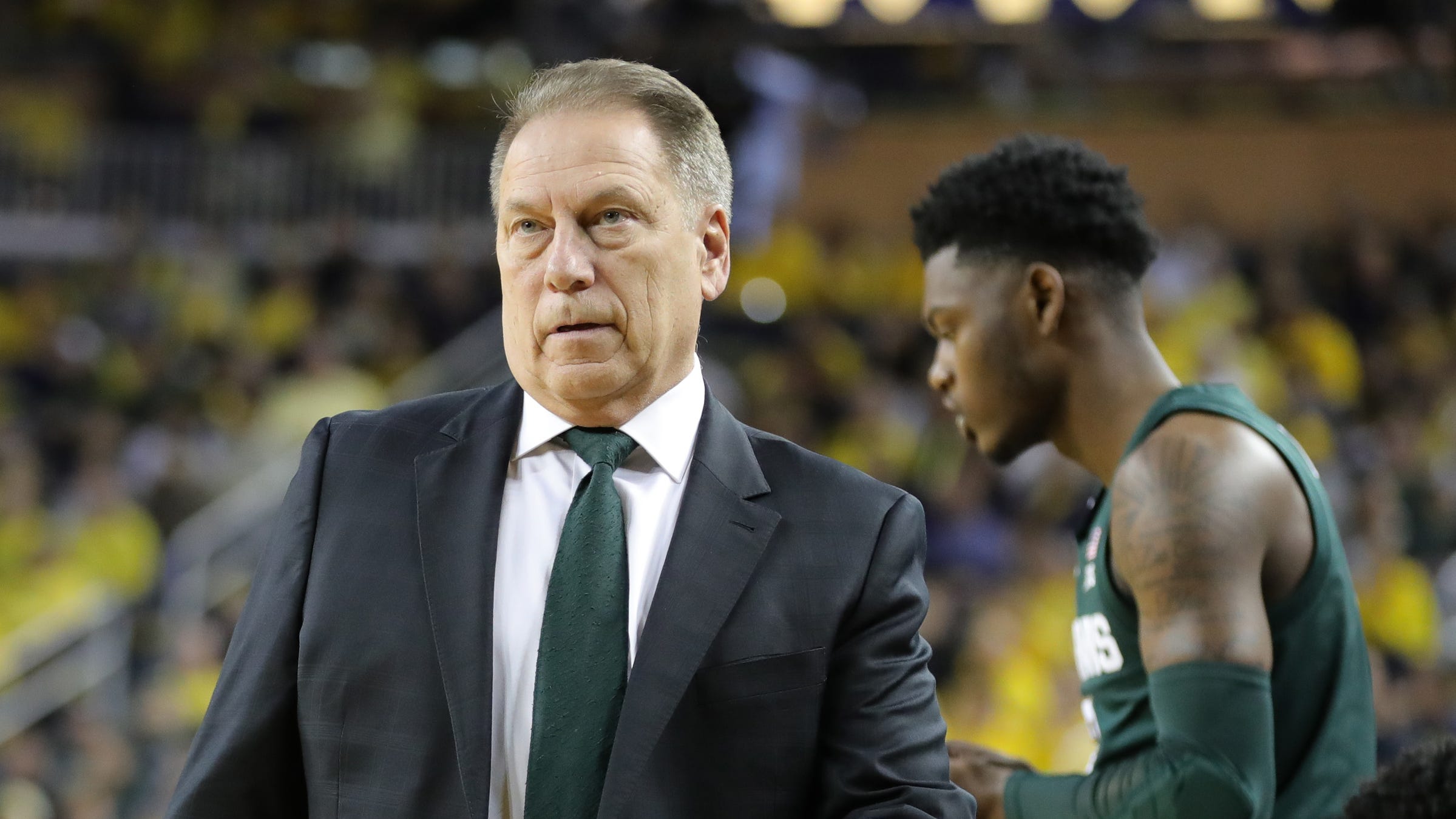 Michigan State basketball coach Tom Izzo has COVID-19
