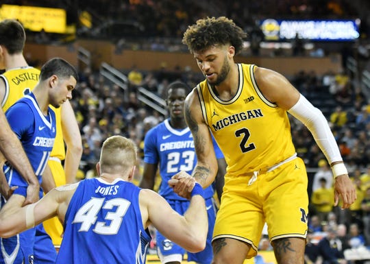 Isaiah Livers will be a game-time decision and could make his return for Saturday's rivalry rematch against No. 16 Michigan State at Crisler Center.