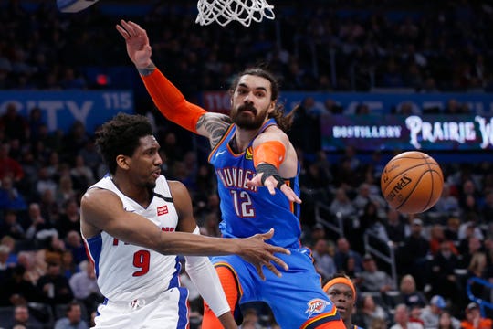 ผลการค้นหารูปภาพสำหรับ Detroit Pistons Oklahoma City Thunder