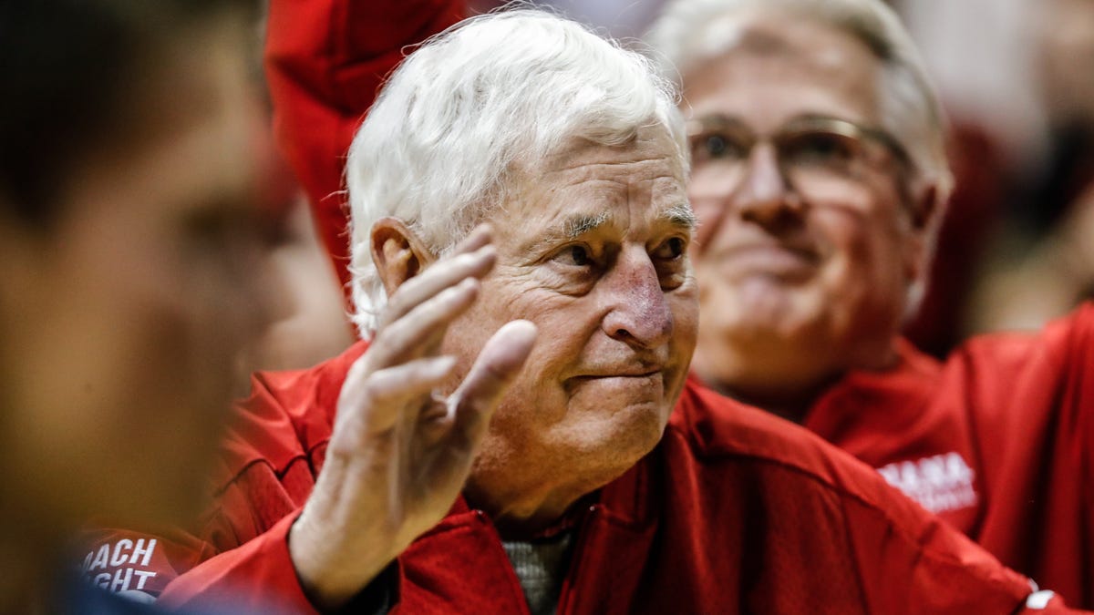 Photos Bob Knight returns to Assembly Hall