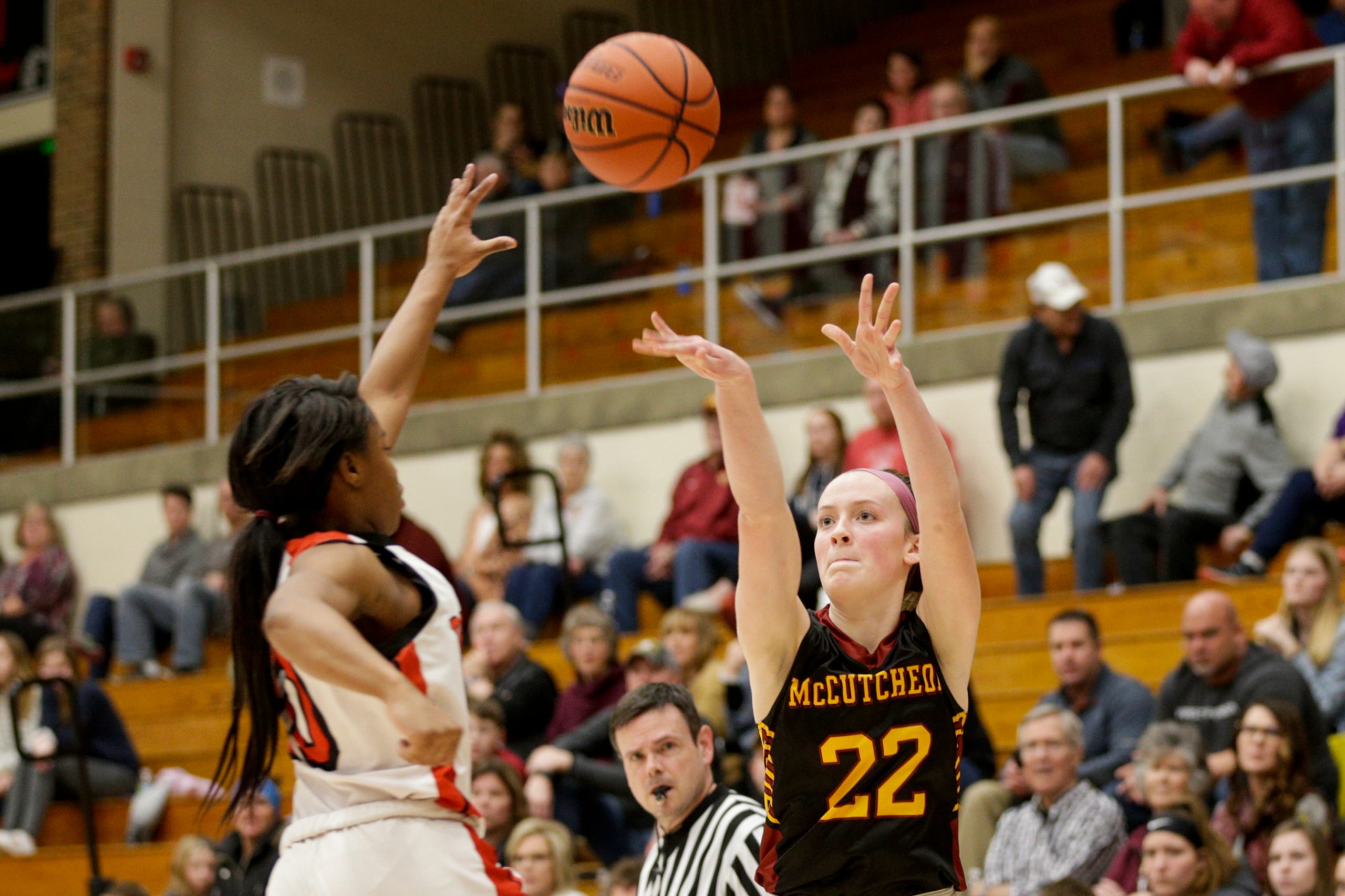 Mccutcheon Girls Basketball Defeats Lafayette Jeff