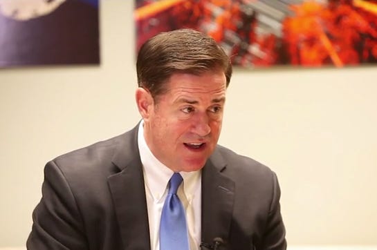 Gov. Doug Ducey explains why sanctuary cities are a bad idea in Arizona with reporters Ronald Hansen and Yvonne Wingett Sanchez.