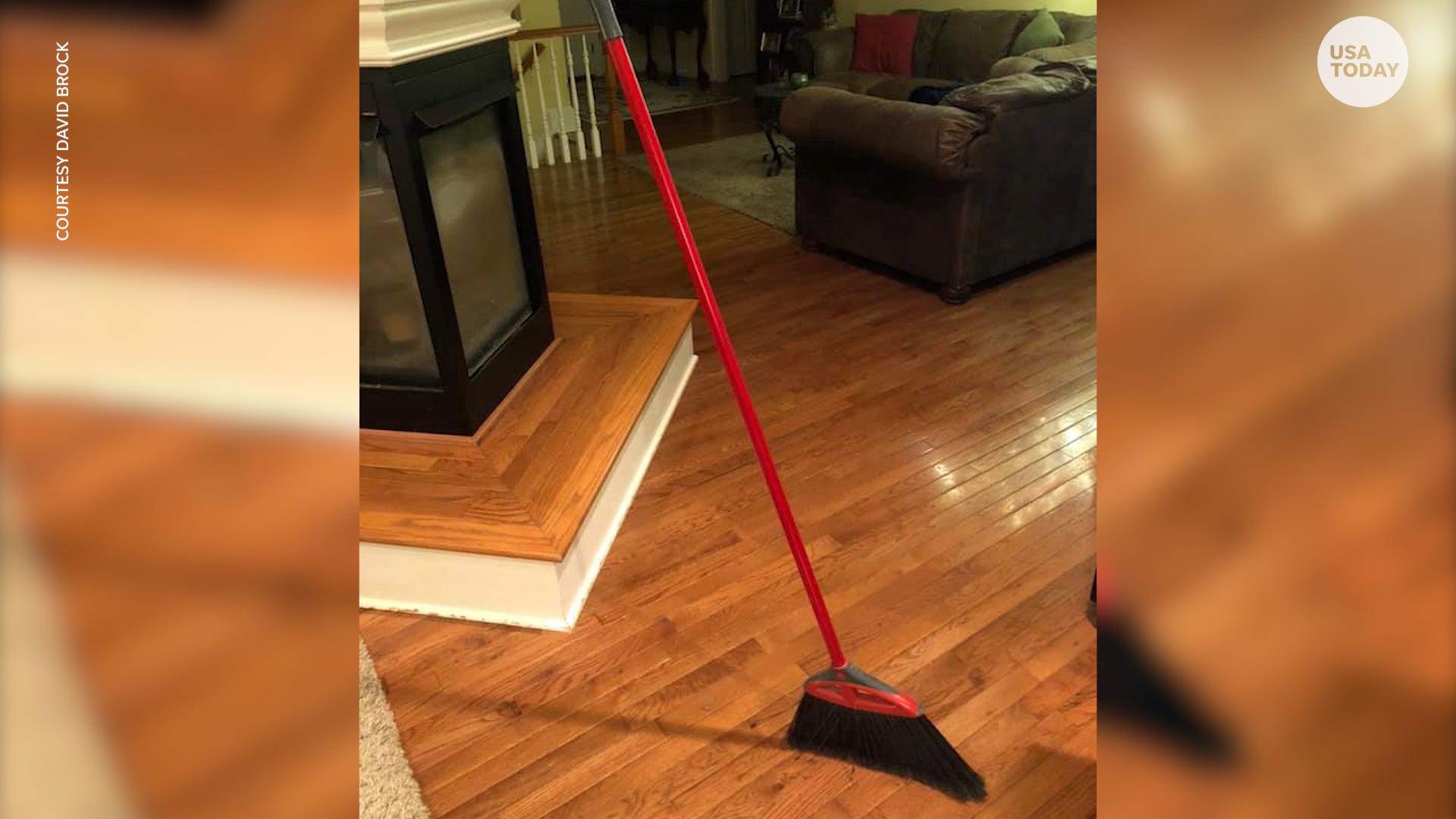 moon broom standing up