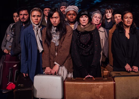 The cast of "The New Colossus," which will run for two shows on Saturday, Feb. 15, in Ann Arbor.