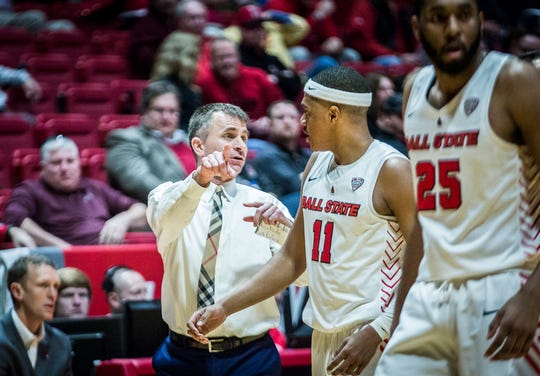 Ball State defeated NIU 63-59 during their game at Worthen Arena Tuesday, Feb. 11, 2020. 