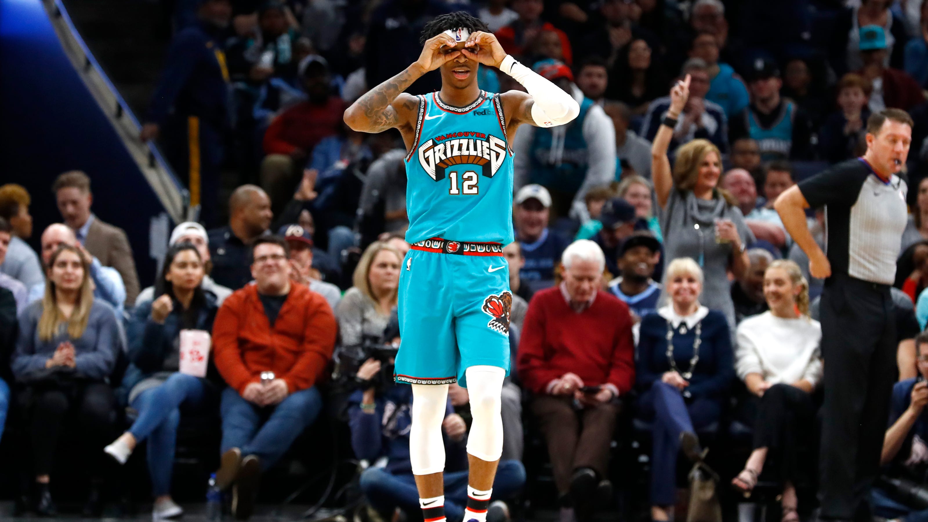 Download Ja Morant Goggles Headband 12 And Remarkably Fun Memphis Grizzlies Free HD Wallpaper Ja Morant Goggles Headband 12 And Remarkably Fun Memphis Grizzlies Free HD