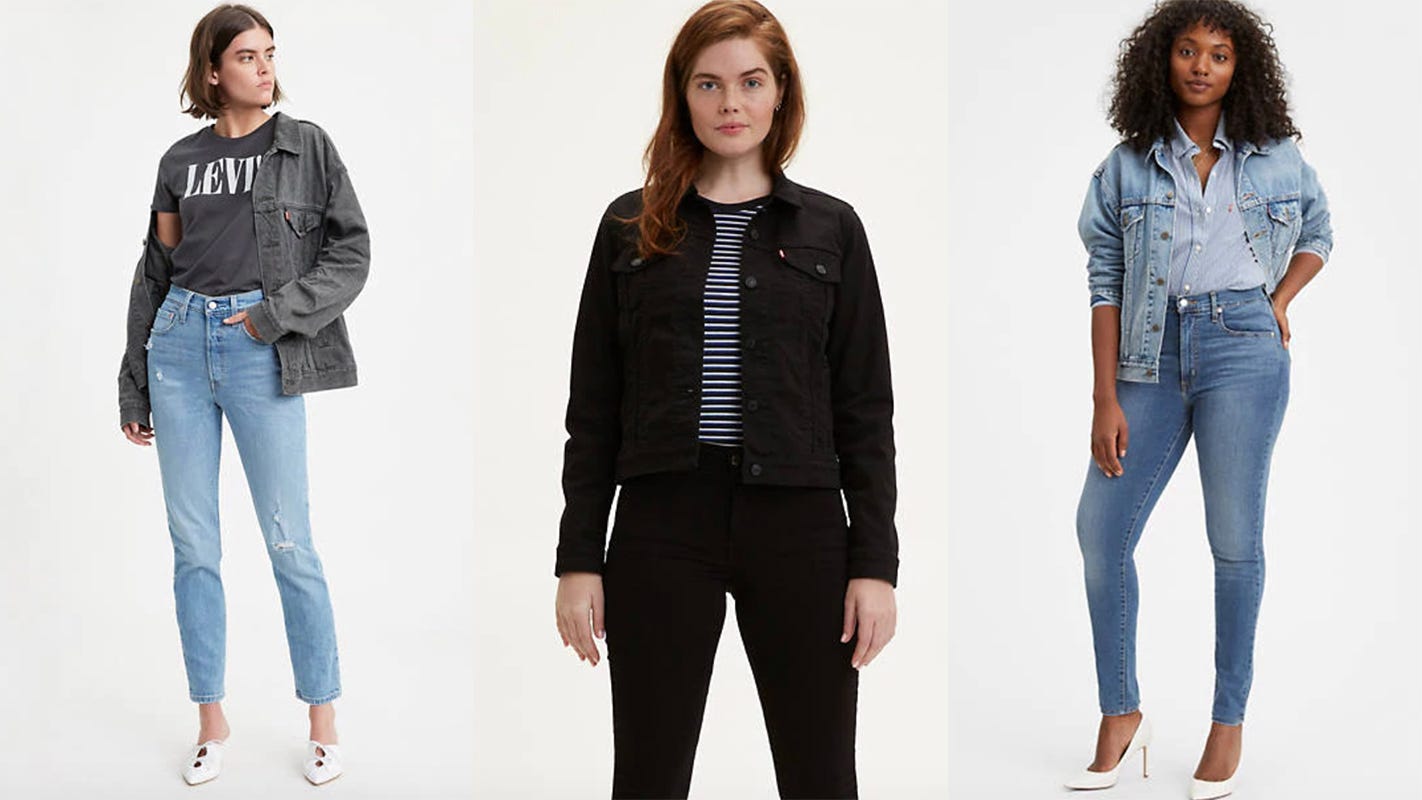 levi's jeans jackets sale