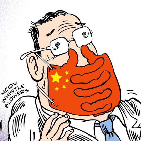 Whistleblower masked by China