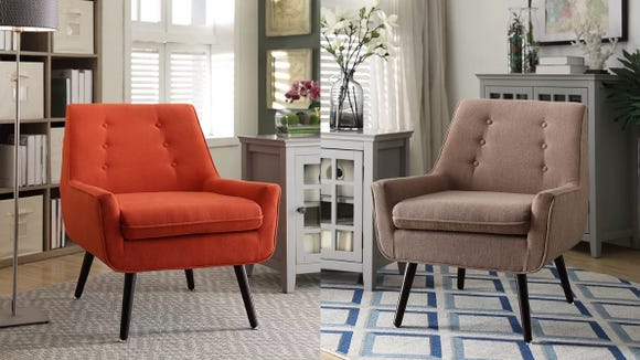 This spunky chair is begging to be sat on.