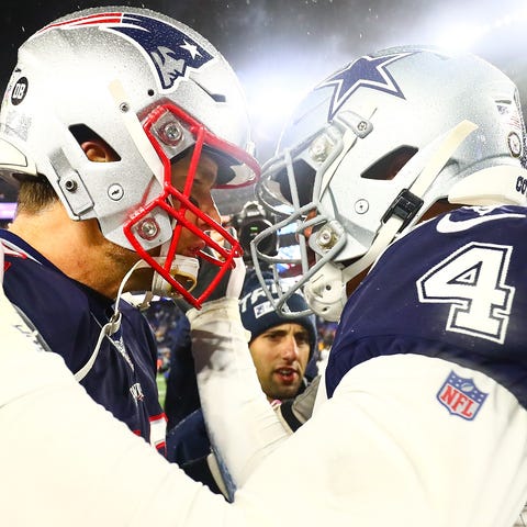 Tom Brady and Dak Prescott (4) could be among the 