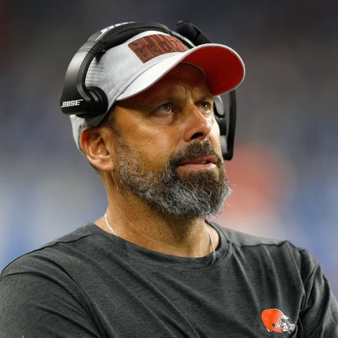 Cleveland Browns offensive coordinator Todd Haley 