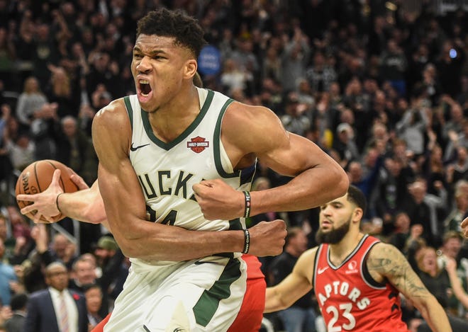 Milwaukee Bucks forward Giannis Antetokounmpo was the NBA's Most Valuable Player during the 2018-19 season. He has been the catalyst in the Bucks' rise not only on the basketball court but on an international level.