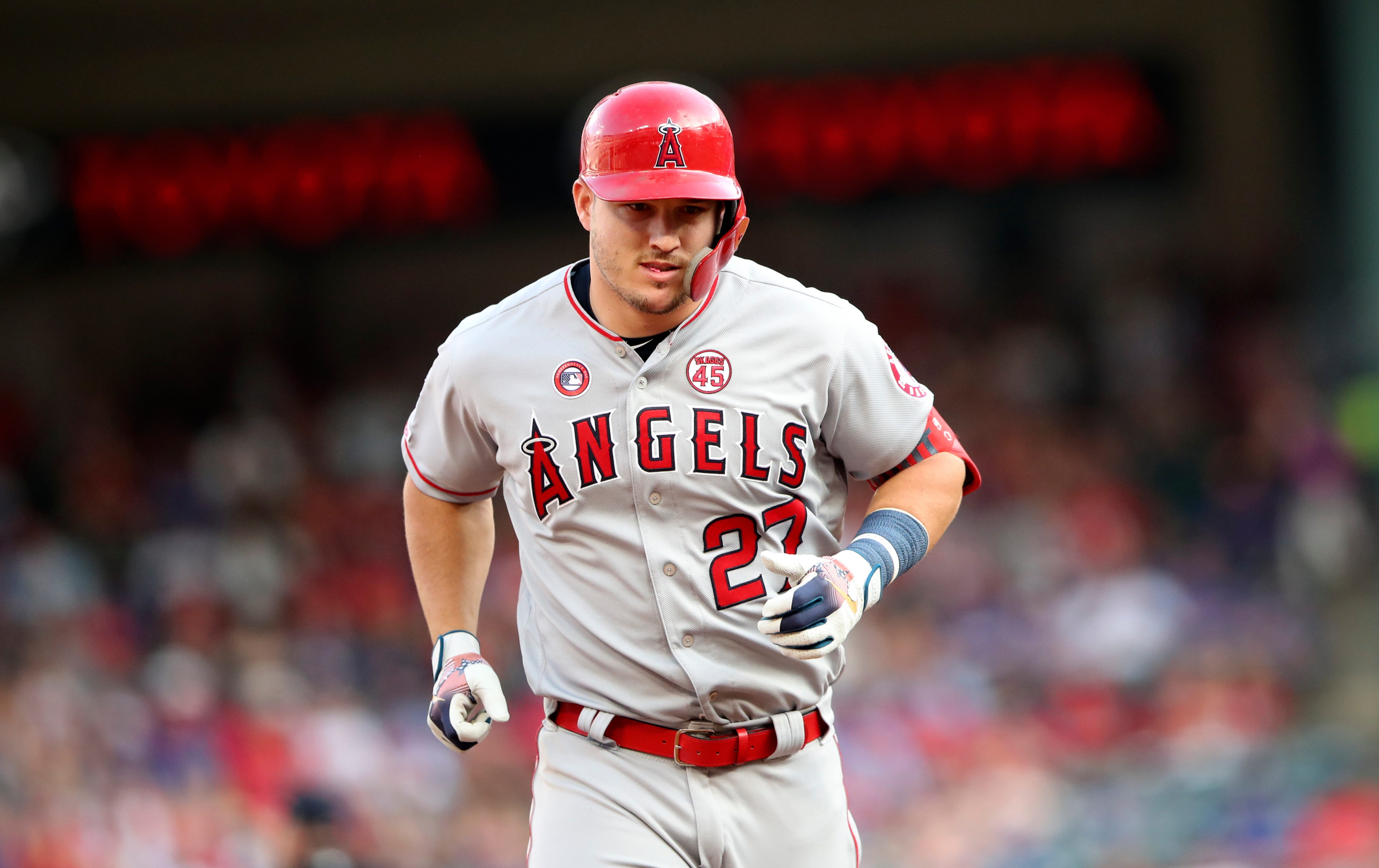 mike trout california angels jersey