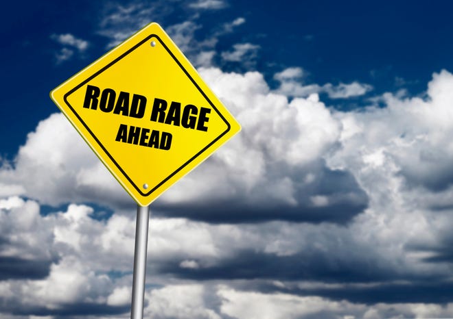Road rage sign