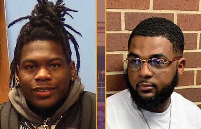 James Carr, left, and Tahir Fitzhugh were shot and killed during an off-campus bonfire near Port Gibson, Miss., on Monday Feb. 17, 2020. Both were students at Alcorn State University.
