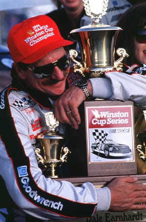 Seven-time Cup Series champ Dale Earnhardt still drives sales at NASCAR's merchandise counters.