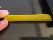 The Corvette engineering team made bracelets asking "What would Zora do?"