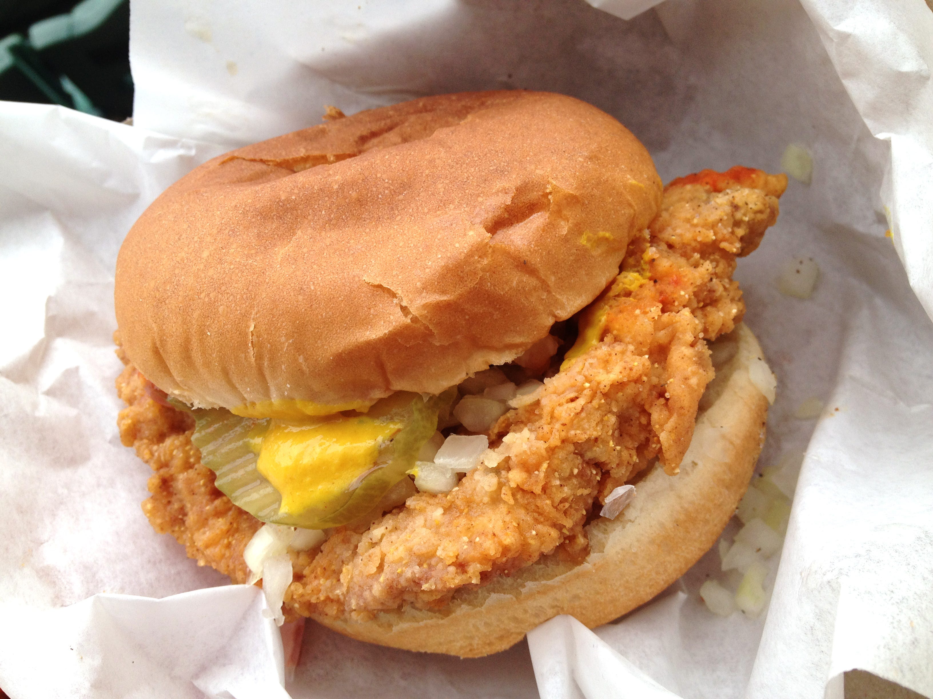 Phoenix S Best Spring Training Food Chuckies Pork Tenderloin Sandwich