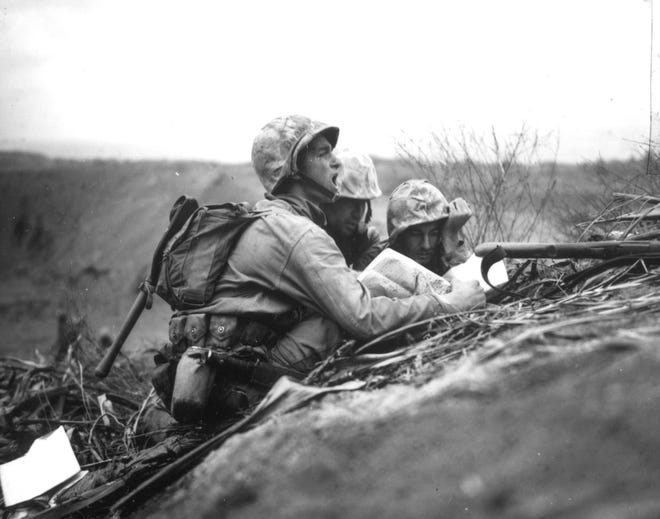 Iwo Jima 75th anniversary: Iconic WWII pictures from Marines' invasion