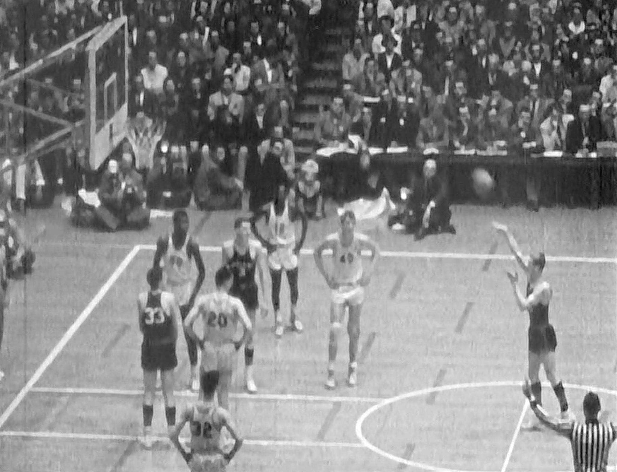 Footage from 1954 Indiana basketball state championship restored
