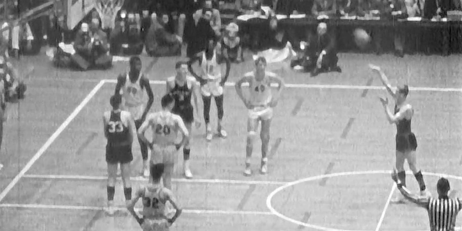 Footage from 1954 Indiana basketball state championship restored