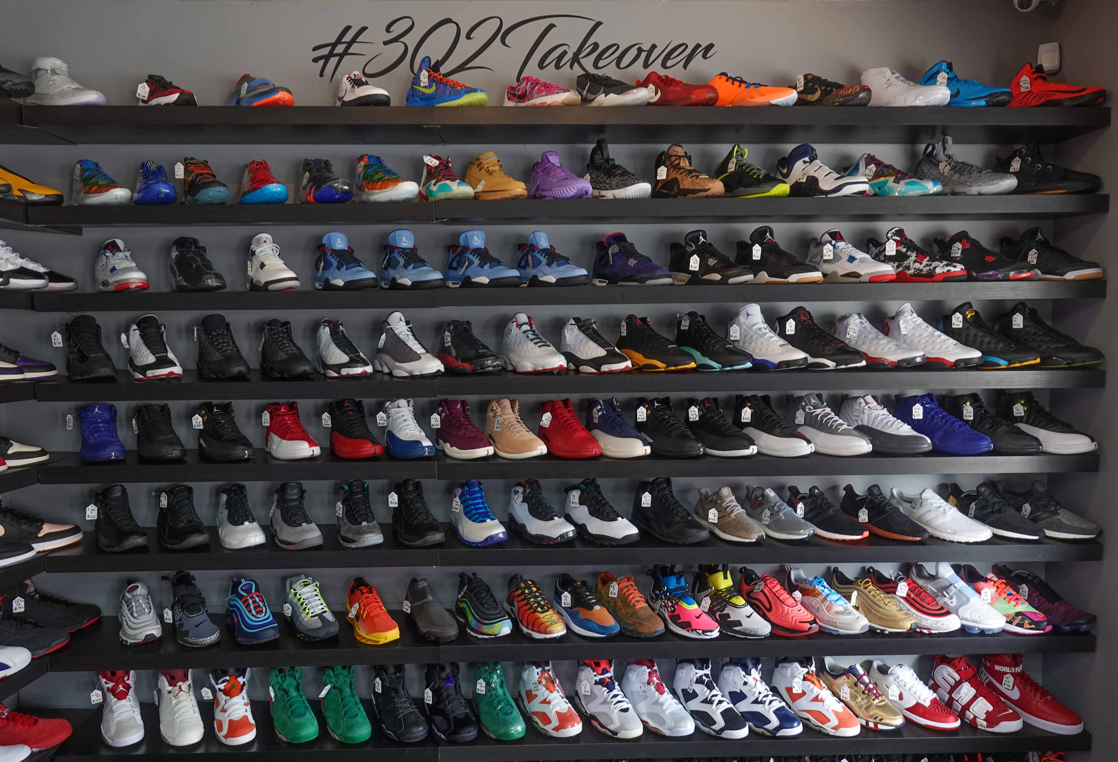 numbers sneakers store