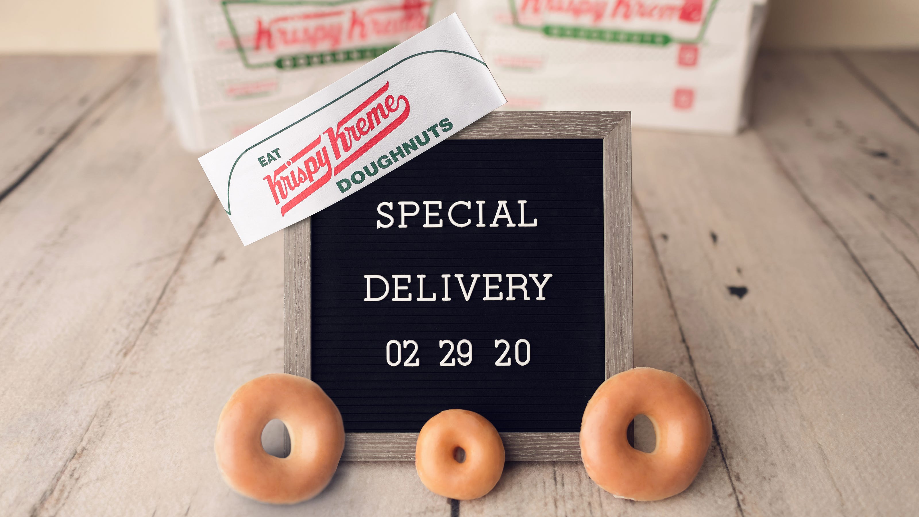 Krispy Kreme Delivery Chain Launching Donut Delivery On Leap Day