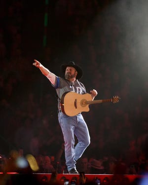 Garth Brooks had to postpone his stadium tour due to the coronavirus pandemic, so he's performing sets at his home and streaming them for fans to watch virtually.