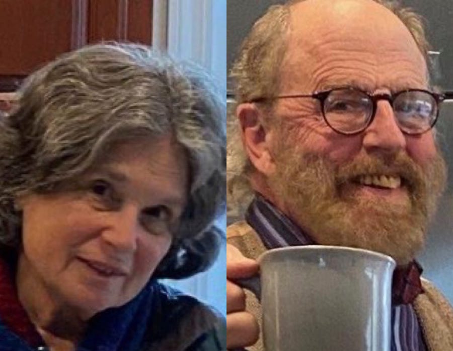 Carol Kiparsky and Ian Irwin, the academic couple who vanished during a getaway in the woods of Northern California, were found Saturday by search-and-rescue workers who spent almost a week looking for them and gave up hopes of finding them alive.