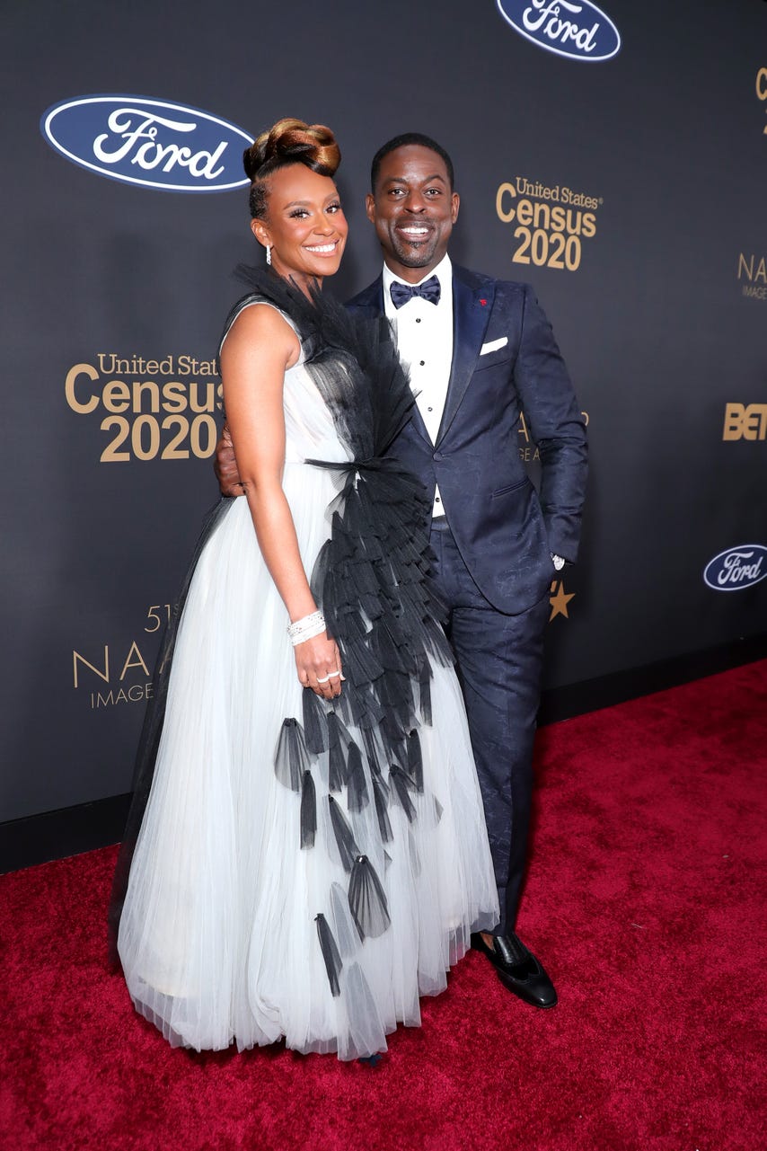 Ryan Michelle Bathé and Sterling K. Brown