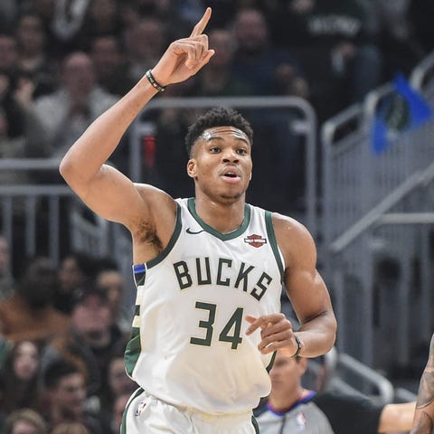 Giannis Antetokounmpo and the Bucks are cruising t
