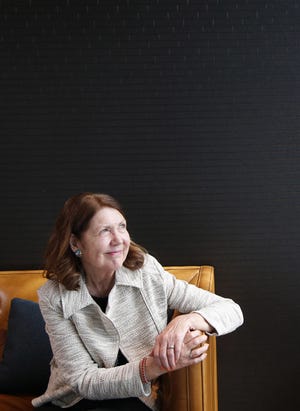 Rep. Ann Kirkpatrick, D-Ariz., talks about a recent fall and seeking treatment for alcoholism during an interview at The Arizona Republic in Phoenix on Feb. 21, 2020.