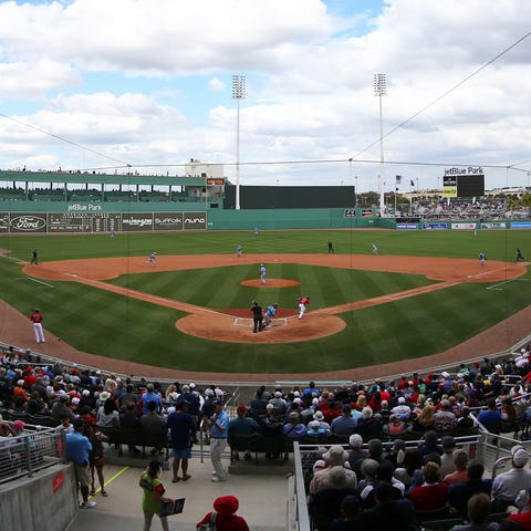 A general view of JetBlue Park as the Boston Red S