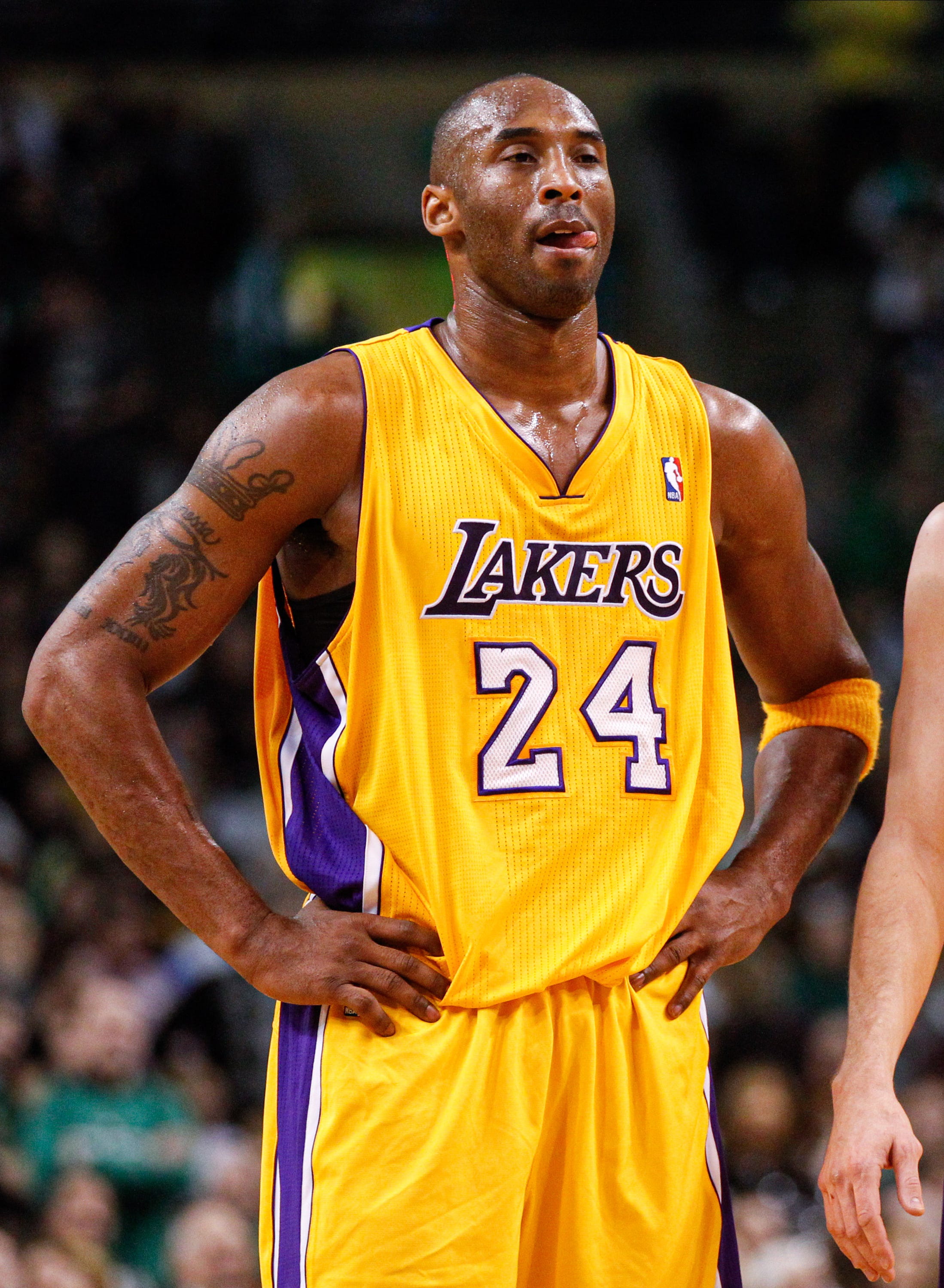 kobe in uniform