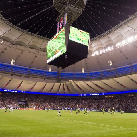 BC Place serves as home to the Vancouver Whitecaps