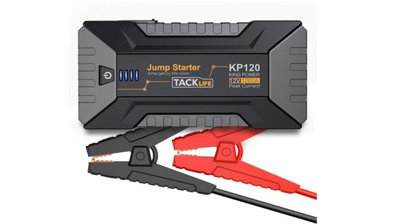 This portable jump starter can give your car a much-needed boost—and peace of mind, too.