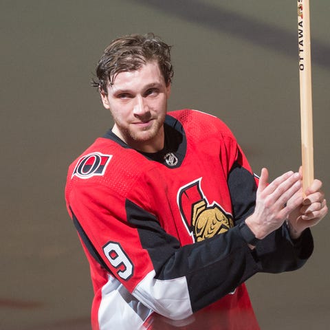 Feb. 27: Ottawa Senators right wing Bobby Ryan is 